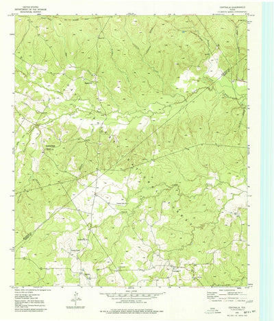 United States Geological Survey Centralia, TX (1950, 24000-Scale) digital map