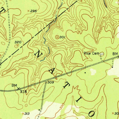 United States Geological Survey Centralia, TX (1951, 24000-Scale) digital map