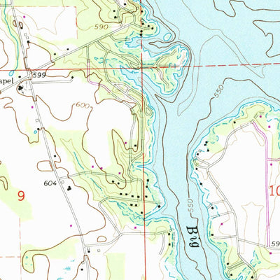 United States Geological Survey Centre, AL (1967, 24000-Scale) digital map