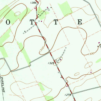 United States Geological Survey Centre Hall, PA (1966, 24000-Scale) digital map