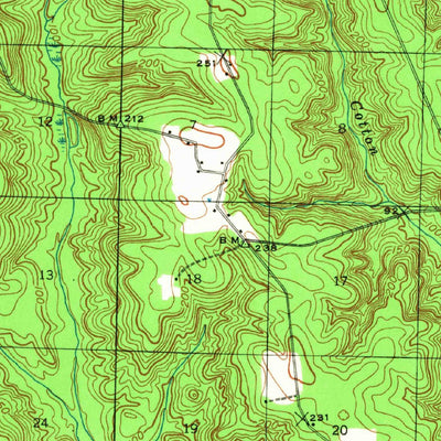 United States Geological Survey Century, FL-AL (1941, 62500-Scale) digital map