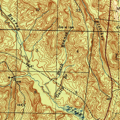United States Geological Survey Century, FL-AL (1943, 62500-Scale) digital map