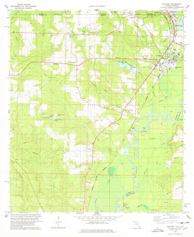 United States Geological Survey Century, FL-AL (1978, 24000-Scale) digital map