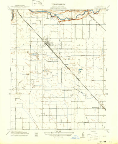United States Geological Survey Ceres, CA (1916, 31680-Scale) digital map