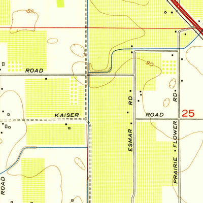 United States Geological Survey Ceres, CA (1953, 24000-Scale) digital map
