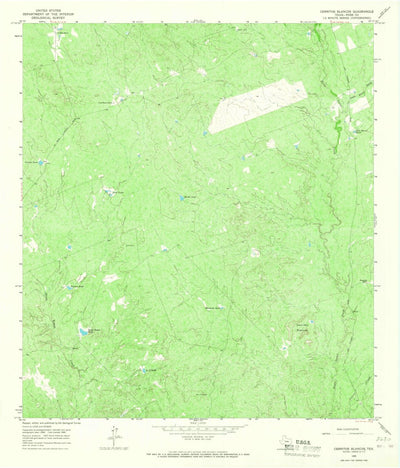 United States Geological Survey Cerritos Blancos, TX (1965, 24000-Scale) digital map