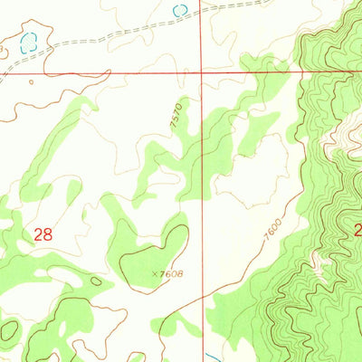 United States Geological Survey Cerro Alto, NM (1967, 24000-Scale) digital map