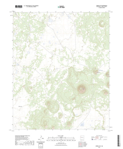 United States Geological Survey Cerro Alto, NM (2023, 24000-Scale) digital map