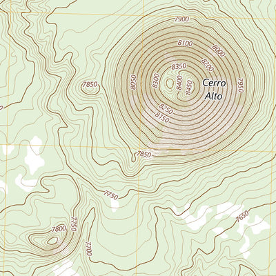 United States Geological Survey Cerro Alto, NM (2023, 24000-Scale) digital map