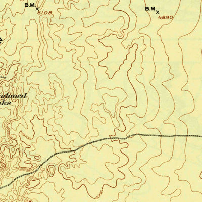 United States Geological Survey Cerro Alto, TX (1903, 125000-Scale) digital map