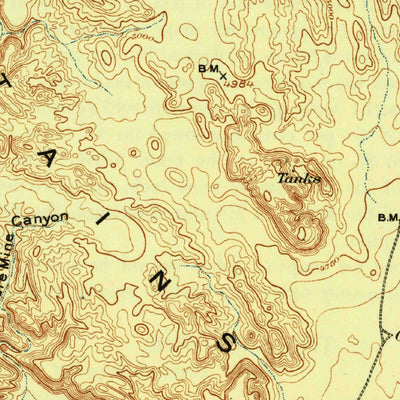 United States Geological Survey Cerro Alto, TX (1903, 125000-Scale) digital map