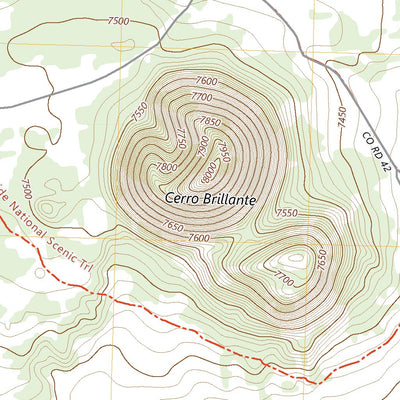 United States Geological Survey Cerro Brillante, NM (2023, 24000-Scale) digital map