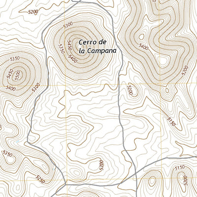 United States Geological Survey Cerro De La Campana, NM (2020, 24000-Scale) digital map