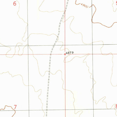 United States Geological Survey Cerro De La Campana SE, NM (1982, 24000-Scale) digital map