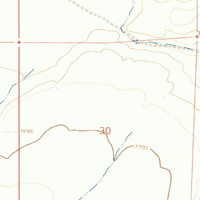 United States Geological Survey Cerro De La Olla, NM (1963, 24000-Scale) digital map