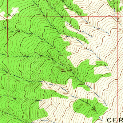 United States Geological Survey Cerro De La Olla, NM (1963, 24000-Scale) digital map