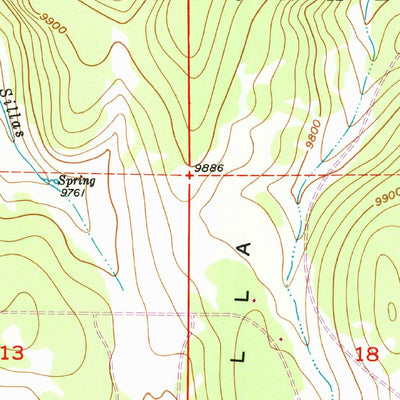 United States Geological Survey Cerro Del Grant, NM (1953, 24000-Scale) digital map