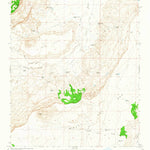 United States Geological Survey Cerro Del Oro, NM (1964, 24000-Scale) digital map
