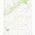 United States Geological Survey Cerro Gordo, IL (1983, 24000-Scale) digital map