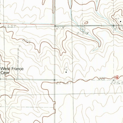 United States Geological Survey Cerro Gordo, IL (1983, 24000-Scale) digital map