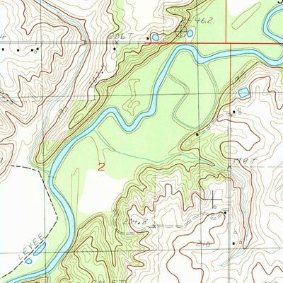 United States Geological Survey Cerro Gordo, IL (1983, 24000-Scale) digital map