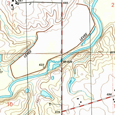 United States Geological Survey Cerro Gordo, IL (1999, 24000-Scale) digital map