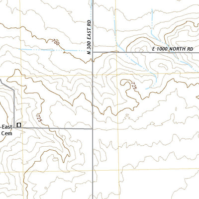 United States Geological Survey Cerro Gordo, IL (2021, 24000-Scale) digital map