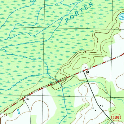 United States Geological Survey Cerro Gordo, NC (1986, 24000-Scale) digital map