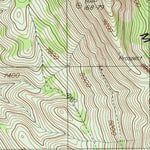 United States Geological Survey Cerro Gordo Peak, CA (1987, 24000-Scale) digital map