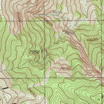 United States Geological Survey Cerro Gordo Peak, CA (1987, 24000-Scale) digital map