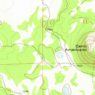 United States Geological Survey Cerro Hueco, NM (1967, 24000-Scale) digital map