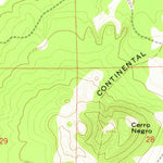 United States Geological Survey Cerro Hueco, NM (1967, 24000-Scale) digital map