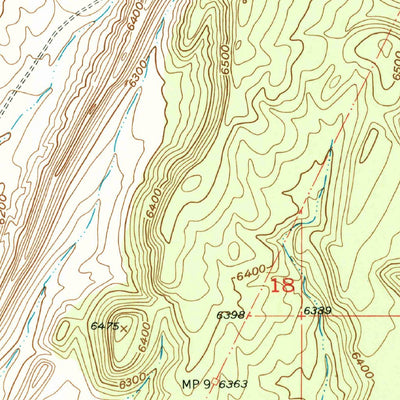 United States Geological Survey Cerro Montoso, NM (1952, 24000-Scale) digital map