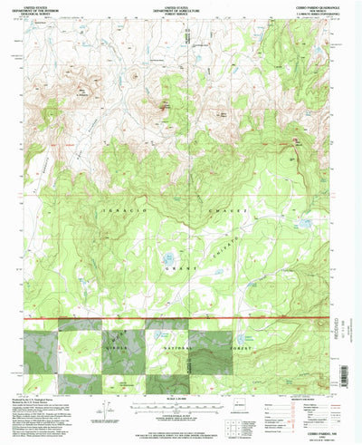 United States Geological Survey Cerro Parido, NM (1995, 24000-Scale) digital map