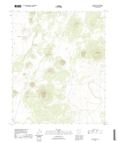 United States Geological Survey Cerro Pomo, NM (2020, 24000-Scale) digital map