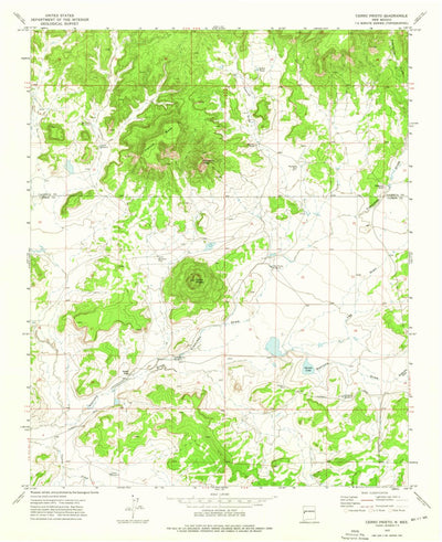 United States Geological Survey Cerro Prieto, NM (1972, 24000-Scale) digital map