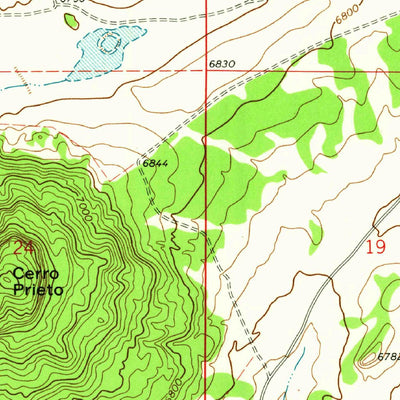 United States Geological Survey Cerro Prieto, NM (1972, 24000-Scale) digital map
