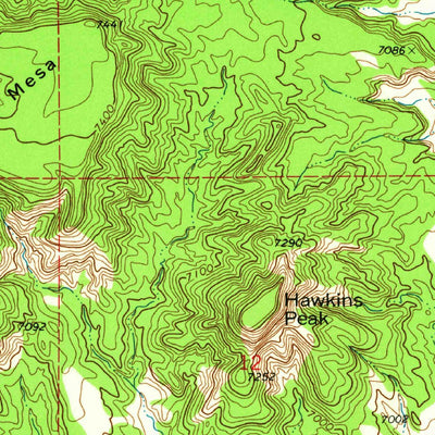 United States Geological Survey Cerro Prieto, NM (1972, 24000-Scale) digital map