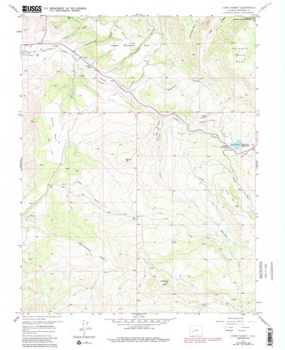 United States Geological Survey Cerro Summit, CO (1957, 24000-Scale) digital map