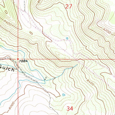 United States Geological Survey Cerro Summit, CO (1957, 24000-Scale) digital map