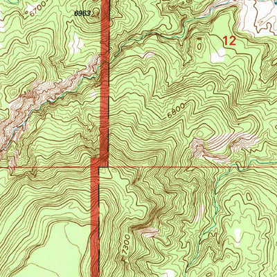 United States Geological Survey Cerro Tinaja, NM (1995, 24000-Scale) digital map