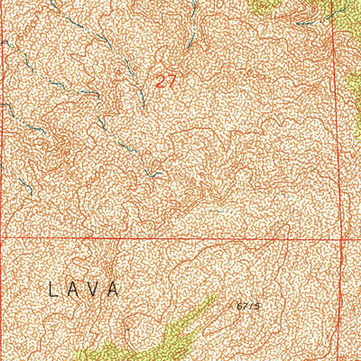 United States Geological Survey Cerro Verde, NM (1960, 24000-Scale) digital map