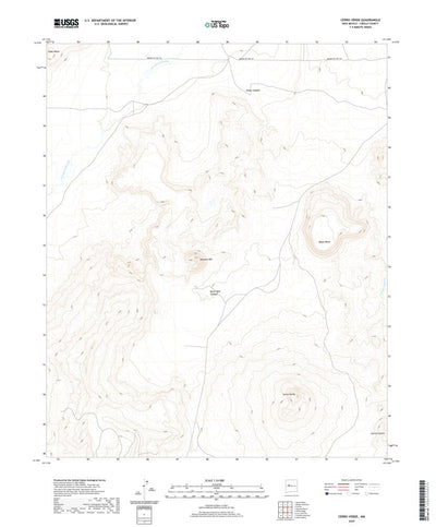United States Geological Survey Cerro Verde, NM (2020, 24000-Scale) digital map