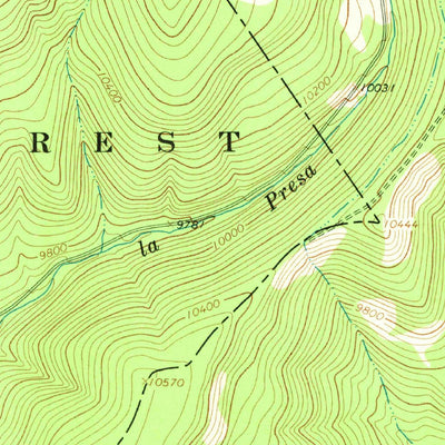 United States Geological Survey Cerro Vista, NM (1965, 24000-Scale) digital map
