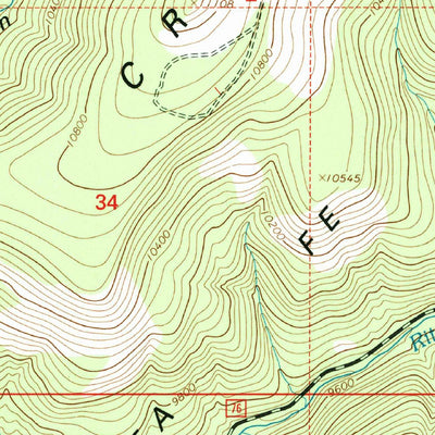 United States Geological Survey Cerro Vista, NM (1995, 24000-Scale) digital map