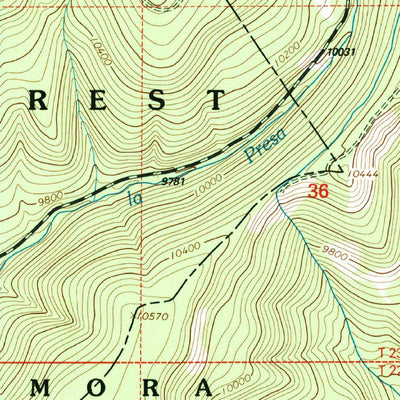 United States Geological Survey Cerro Vista, NM (1995, 24000-Scale) digital map