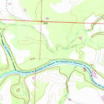 United States Geological Survey Cerrogordo, AR-OK (1951, 24000-Scale) digital map