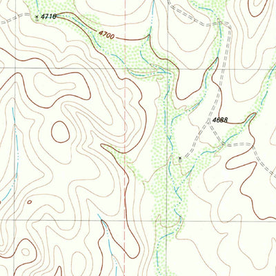 United States Geological Survey Cerros Prietos, TX (1983, 24000-Scale) digital map