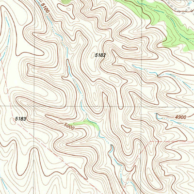 United States Geological Survey Cerros Prietos, TX (1983, 24000-Scale) digital map
