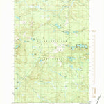 United States Geological Survey Chabeneau Lake, MI (1986, 24000-Scale) digital map